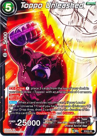 Toppo Unleashed (EX03-30) [Ultimate Box] | Dragon's Lair Comics and Fantasy Houston TX