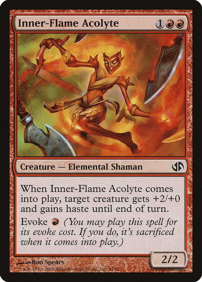 Inner-Flame Acolyte [Duel Decks: Jace vs. Chandra] | Dragon's Lair Comics and Fantasy Houston TX