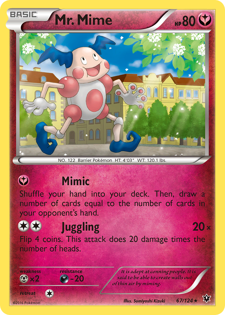 Mr. Mime (67/124) [XY: Fates Collide] | Dragon's Lair Comics and Fantasy Houston TX