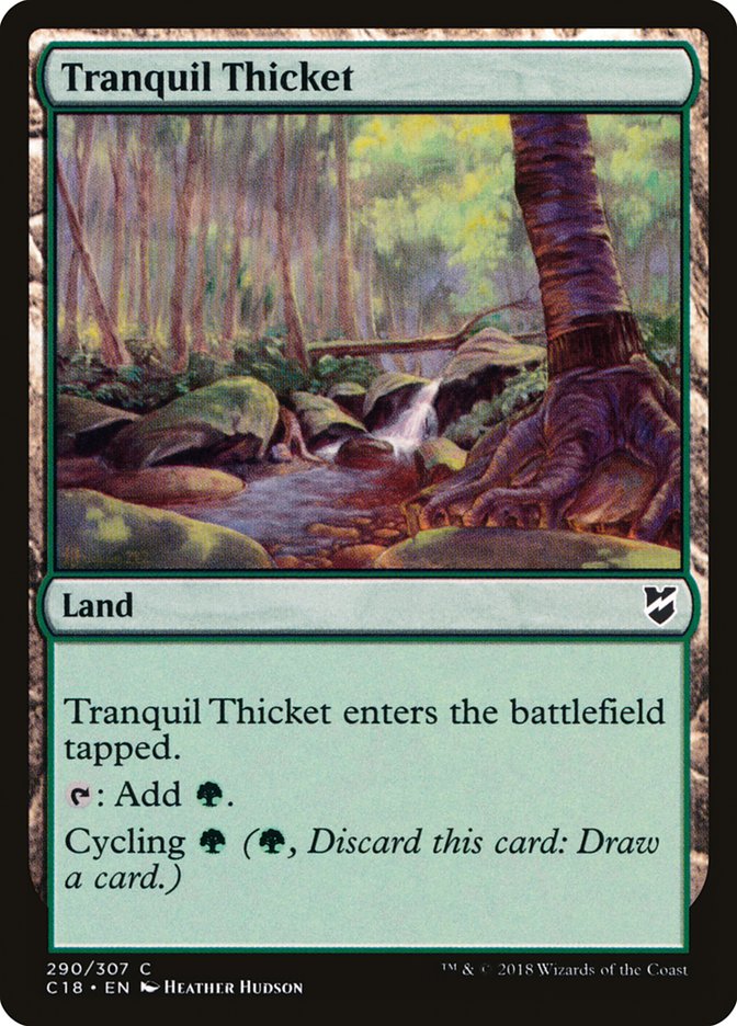 Tranquil Thicket [Commander 2018] | Dragon's Lair Comics and Fantasy Houston TX