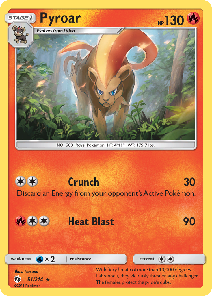 Pyroar (51/214) [Sun & Moon: Lost Thunder] | Dragon's Lair Comics and Fantasy Houston TX