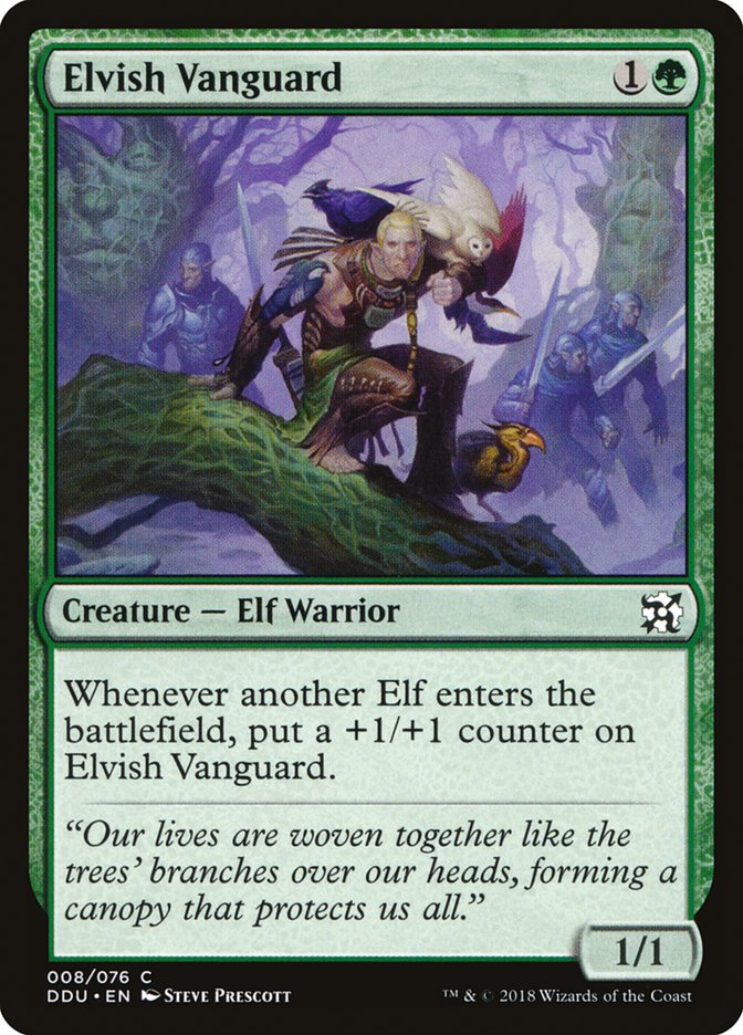 Elvish Vanguard [Duel Decks: Elves vs. Inventors] | Dragon's Lair Comics and Fantasy Houston TX