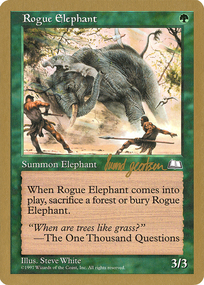 Rogue Elephant (Svend Geertsen) [World Championship Decks 1997] | Dragon's Lair Comics and Fantasy Houston TX