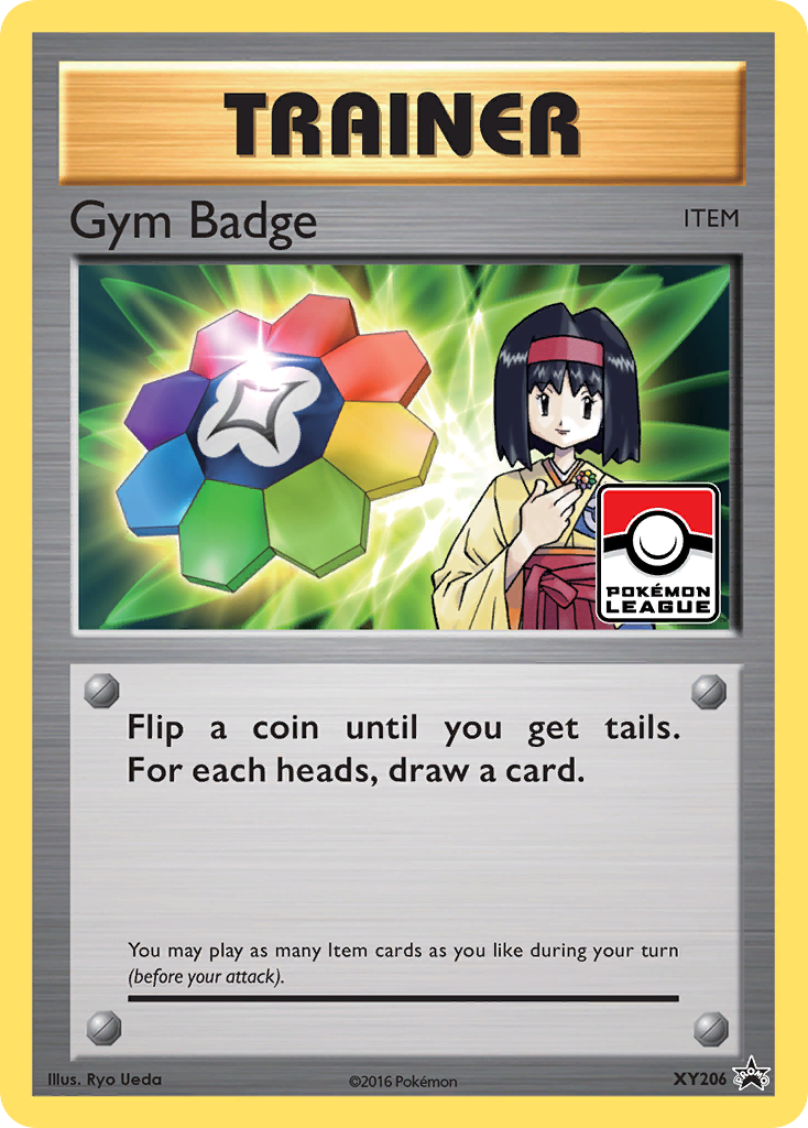 Gym Badge (XY206) (Erika) [XY: Black Star Promos] | Dragon's Lair Comics and Fantasy Houston TX