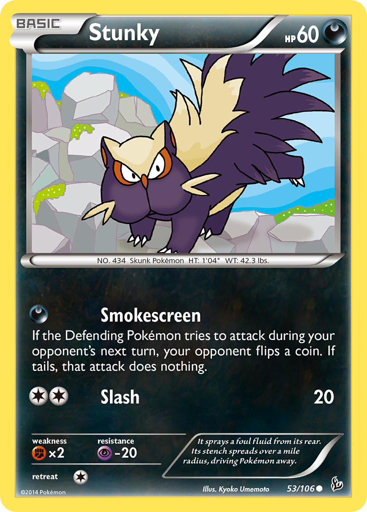 Stunky (53/106) [XY: Flashfire] | Dragon's Lair Comics and Fantasy Houston TX