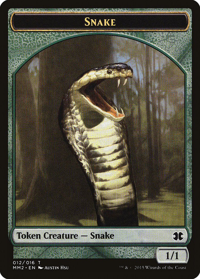 Snake Token [Modern Masters 2015 Tokens] | Dragon's Lair Comics and Fantasy Houston TX