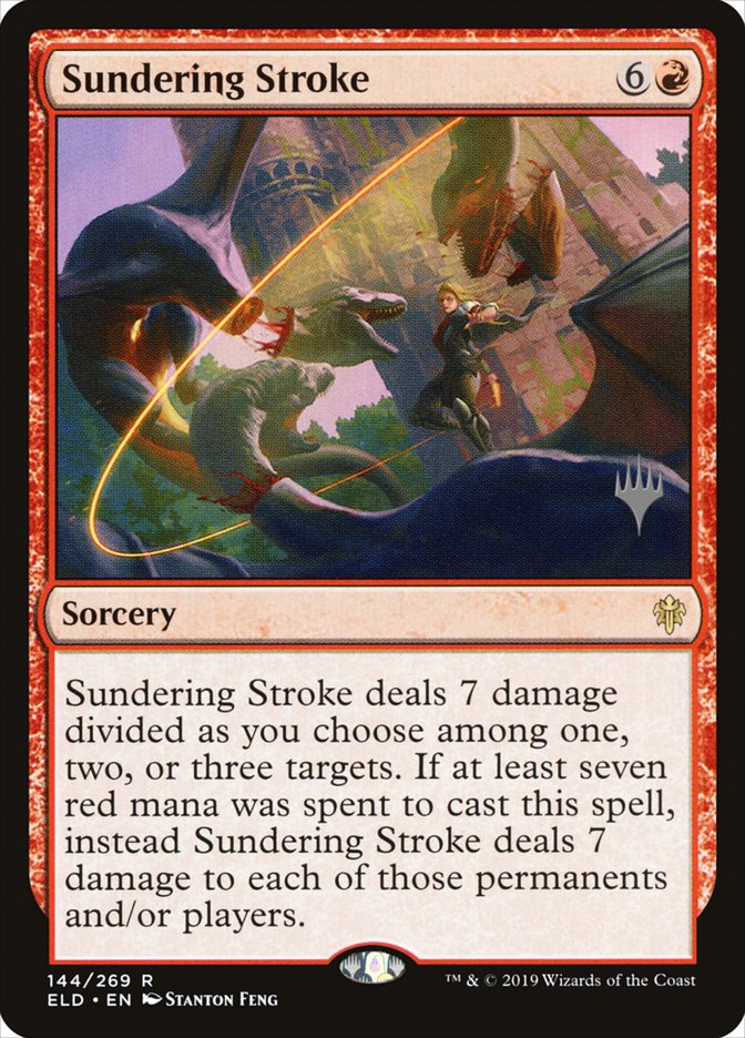 Sundering Stroke (Promo Pack) [Throne of Eldraine Promos] | Dragon's Lair Comics and Fantasy Houston TX