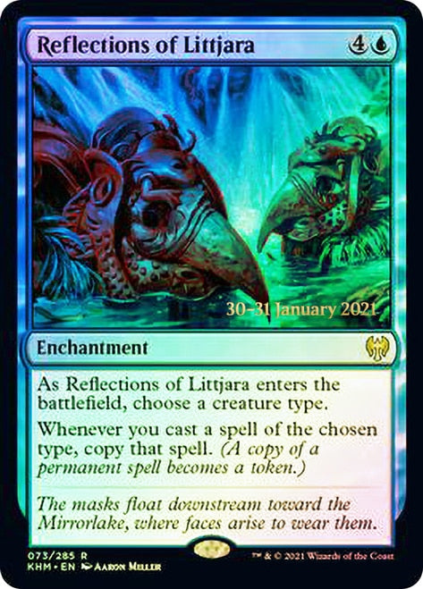 Reflections of Littjara [Kaldheim Prerelease Promos] | Dragon's Lair Comics and Fantasy Houston TX