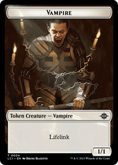 Vampire // Skeleton Pirate Double-Sided Token [The Lost Caverns of Ixalan Tokens] | Dragon's Lair Comics and Fantasy Houston TX