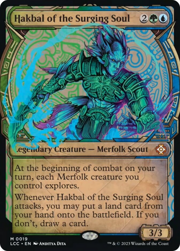 Hakbal of the Surging Soul (Showcase) [The Lost Caverns of Ixalan Commander] | Dragon's Lair Comics and Fantasy Houston TX