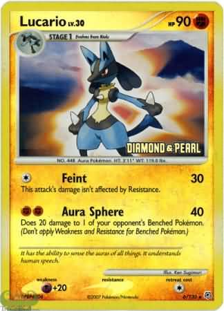 Lucario (6/130) [Burger King Promos: 2008 Collection] | Dragon's Lair Comics and Fantasy Houston TX