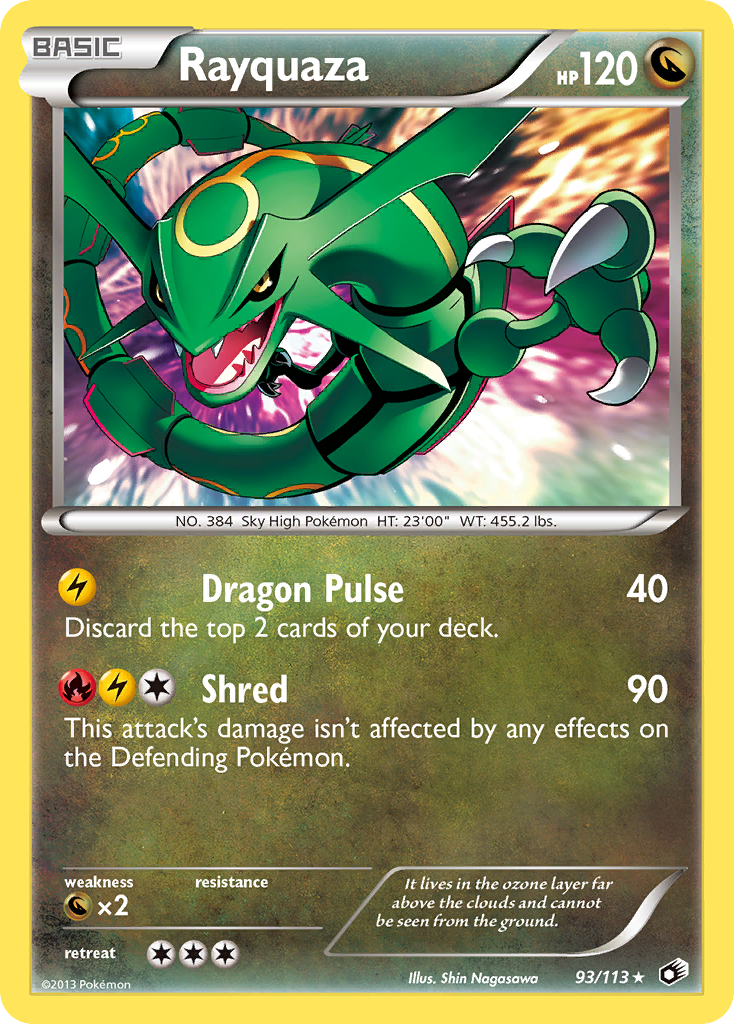 Rayquaza (93/113) [Black & White: Legendary Treasures] | Dragon's Lair Comics and Fantasy Houston TX