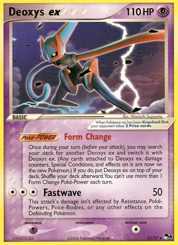 Deoxys ex (17/17) [POP Series 4] | Dragon's Lair Comics and Fantasy Houston TX