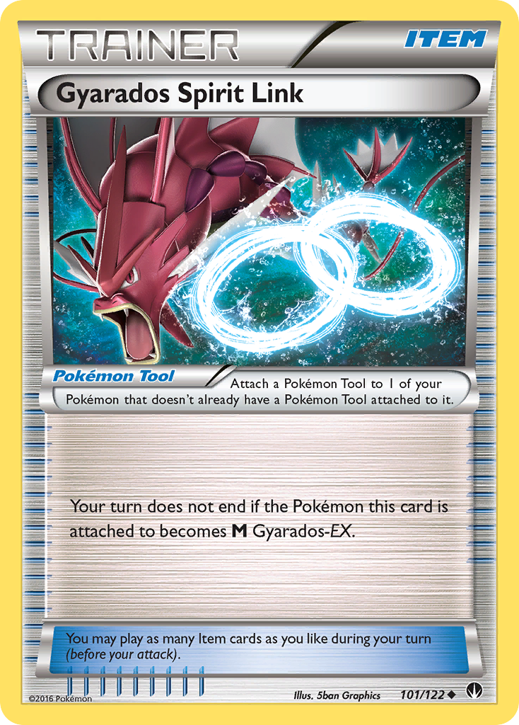 Gyarados Spirit Link (101/122) [XY: BREAKpoint] | Dragon's Lair Comics and Fantasy Houston TX