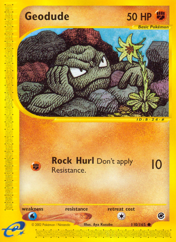 Geodude (110/165) [Expedition: Base Set] | Dragon's Lair Comics and Fantasy Houston TX