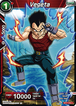 Vegeta (BT17-026) [Ultimate Squad] | Dragon's Lair Comics and Fantasy Houston TX