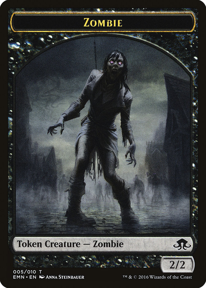 Zombie Token (005/010) [Eldritch Moon Tokens] | Dragon's Lair Comics and Fantasy Houston TX