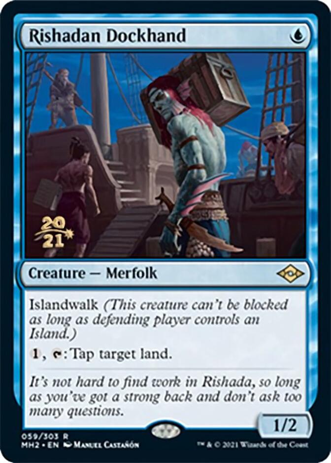 Rishadan Dockhand [Modern Horizons 2 Prerelease Promos] | Dragon's Lair Comics and Fantasy Houston TX