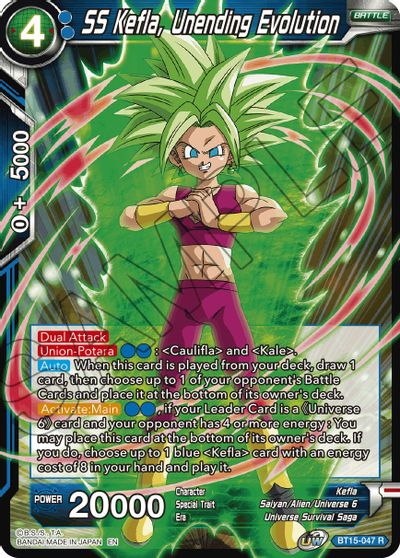 SS Kefla, Unending Evolution (BT15-047) [Saiyan Showdown] | Dragon's Lair Comics and Fantasy Houston TX