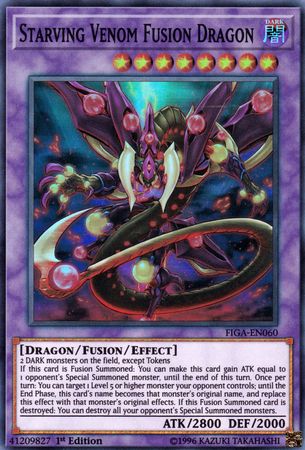 Starving Venom Fusion Dragon [FIGA-EN060] Super Rare | Dragon's Lair Comics and Fantasy Houston TX