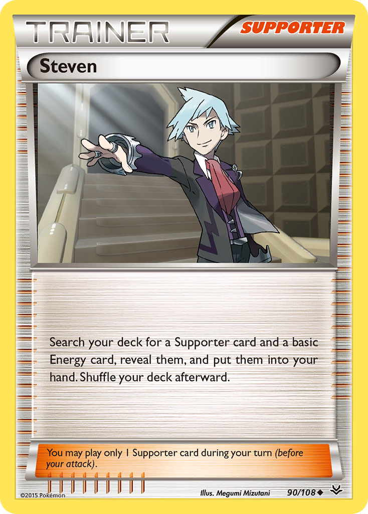 Steven (90/108) [XY: Roaring Skies] | Dragon's Lair Comics and Fantasy Houston TX