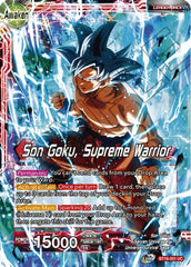 Son Goku // Son Goku, Supreme Warrior (BT16-001) [Realm of the Gods] | Dragon's Lair Comics and Fantasy Houston TX