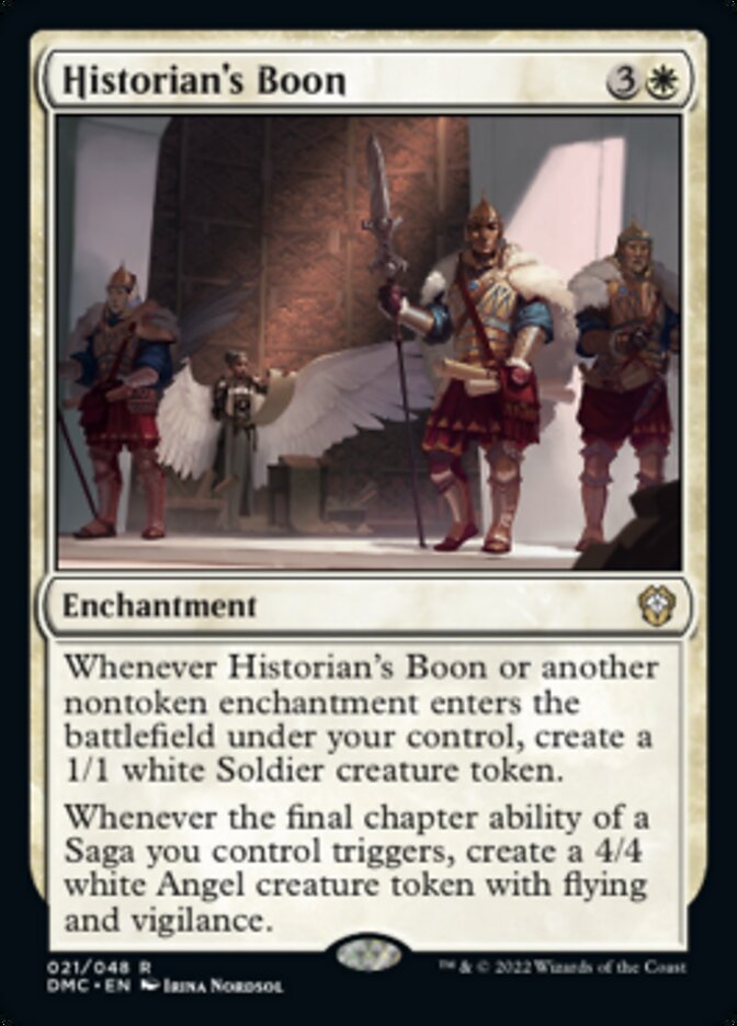 Historian's Boon [Dominaria United Commander] | Dragon's Lair Comics and Fantasy Houston TX