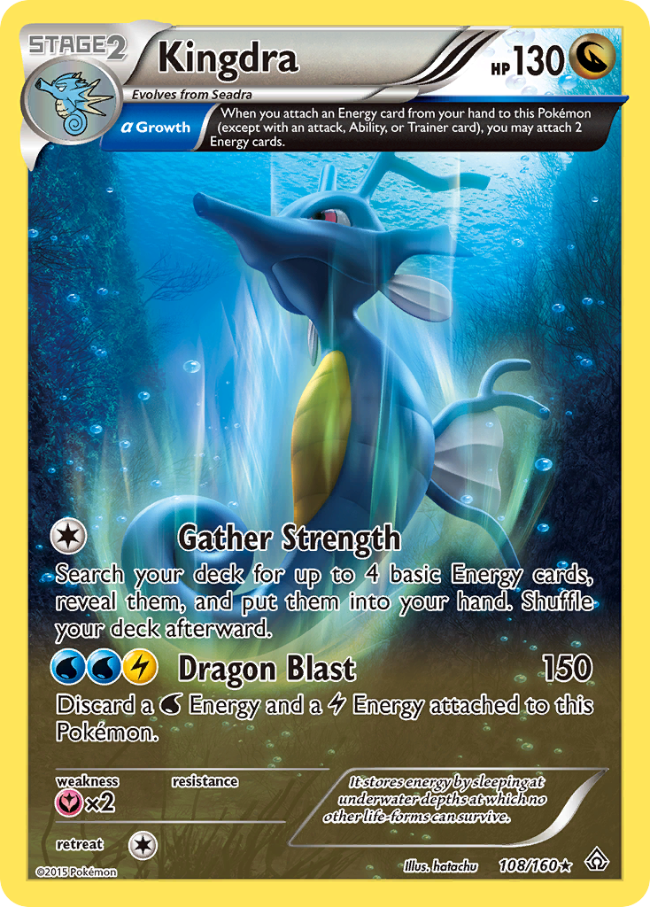 Kingdra (108/160) [XY: Primal Clash] | Dragon's Lair Comics and Fantasy Houston TX