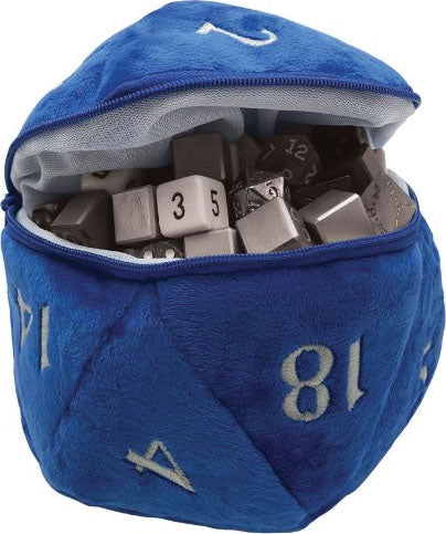 Ultra Pro D20 Plush Dice Bag Blue | Dragon's Lair Comics and Fantasy Houston TX