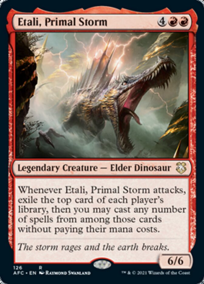 Etali, Primal Storm [Dungeons & Dragons: Adventures in the Forgotten Realms Commander] | Dragon's Lair Comics and Fantasy Houston TX