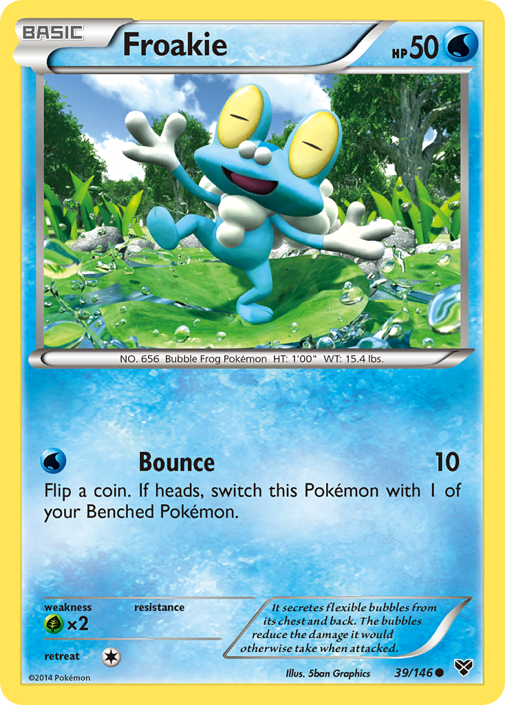 Froakie (39/146) [XY: Base Set] | Dragon's Lair Comics and Fantasy Houston TX