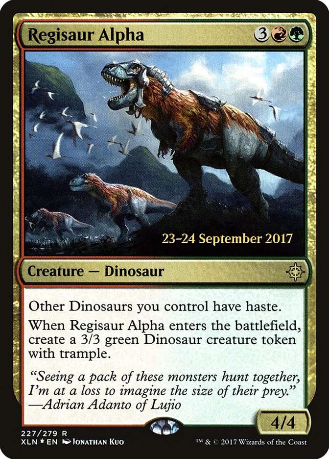 Regisaur Alpha [Ixalan Prerelease Promos] | Dragon's Lair Comics and Fantasy Houston TX