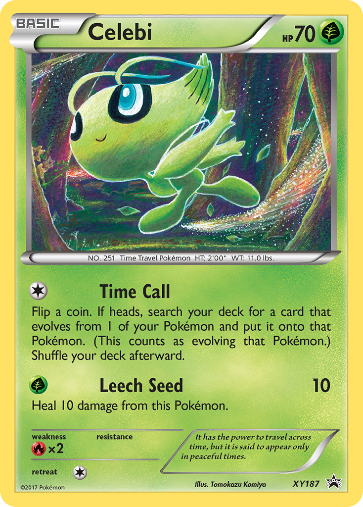 Celebi (XY187) [XY: Black Star Promos] | Dragon's Lair Comics and Fantasy Houston TX