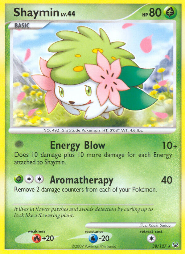 Shaymin (38/127) (Theme Deck Exclusive) [Platinum: Base Set] | Dragon's Lair Comics and Fantasy Houston TX