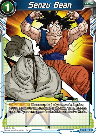 Senzu Bean (BT1-053) [Mythic Booster] | Dragon's Lair Comics and Fantasy Houston TX