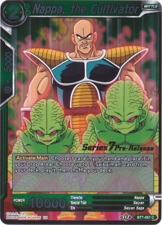 Nappa, the Cultivator (BT7-067_PR) [Assault of the Saiyans Prerelease Promos] | Dragon's Lair Comics and Fantasy Houston TX