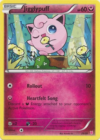 Jigglypuff (25/30) [XY: Trainer Kit 1 - Wigglytuff] | Dragon's Lair Comics and Fantasy Houston TX