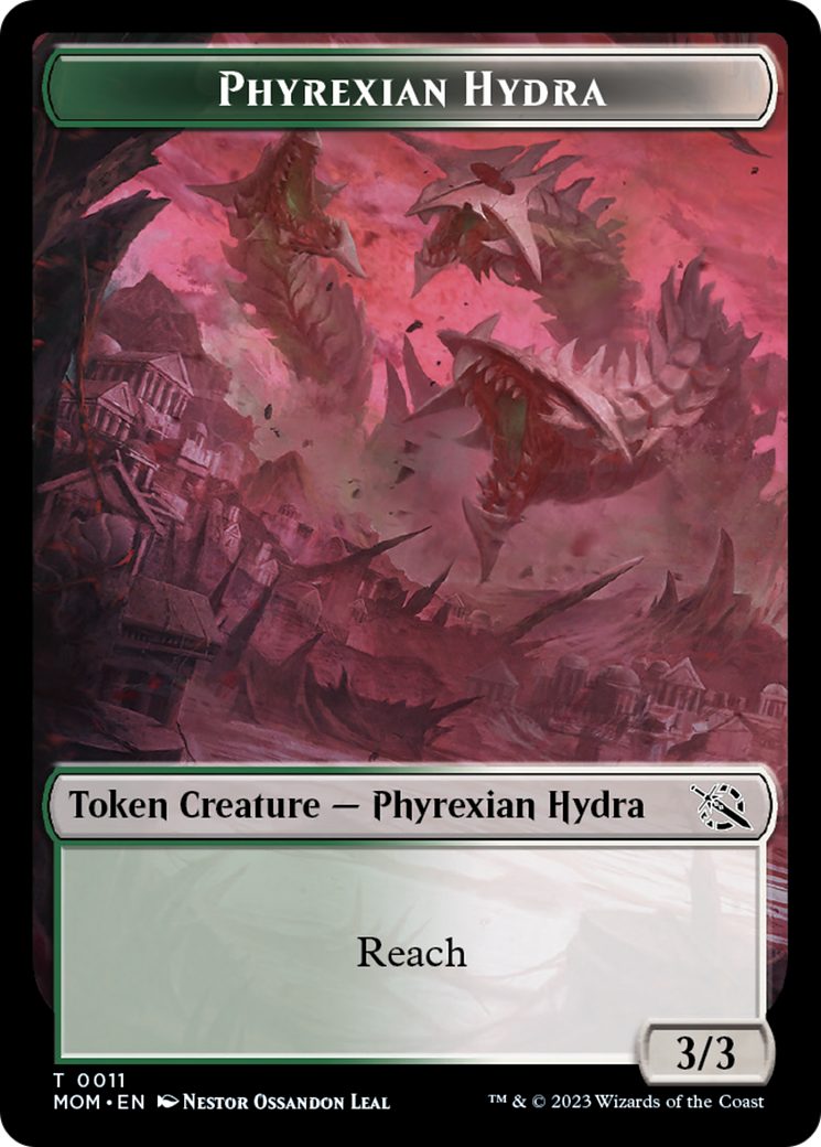 Phyrexian Hydra Token (11) [March of the Machine Tokens] | Dragon's Lair Comics and Fantasy Houston TX