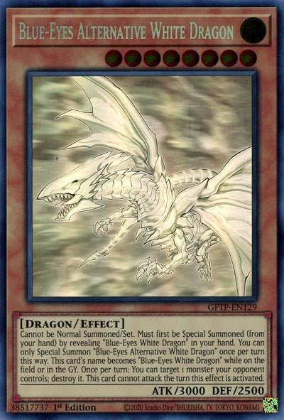 Blue-Eyes Alternative White Dragon [GFTP-EN129] Ghost Rare | Dragon's Lair Comics and Fantasy Houston TX