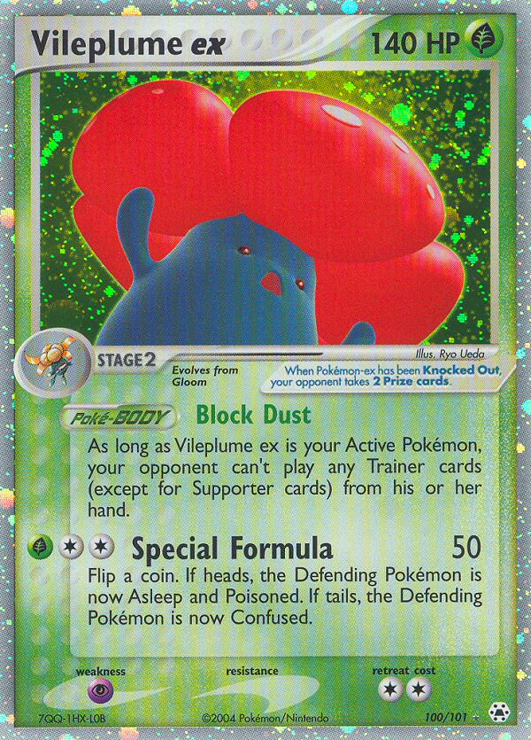 Vileplume ex (100/101) [EX: Hidden Legends] | Dragon's Lair Comics and Fantasy Houston TX