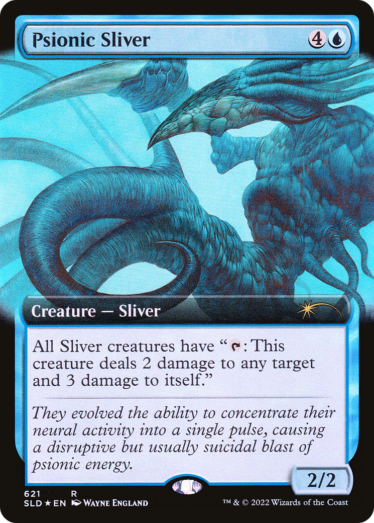 Psionic Sliver (Extended Art) [Secret Lair Drop Promos] | Dragon's Lair Comics and Fantasy Houston TX