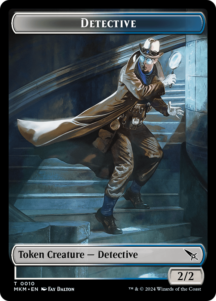 Detective // Imp Double-Sided Token [Murders at Karlov Manor Tokens] | Dragon's Lair Comics and Fantasy Houston TX