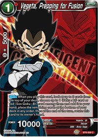 Vegeta, Prepping for Fusion (BT6-009) [Magnificent Collection Gogeta Version] | Dragon's Lair Comics and Fantasy Houston TX