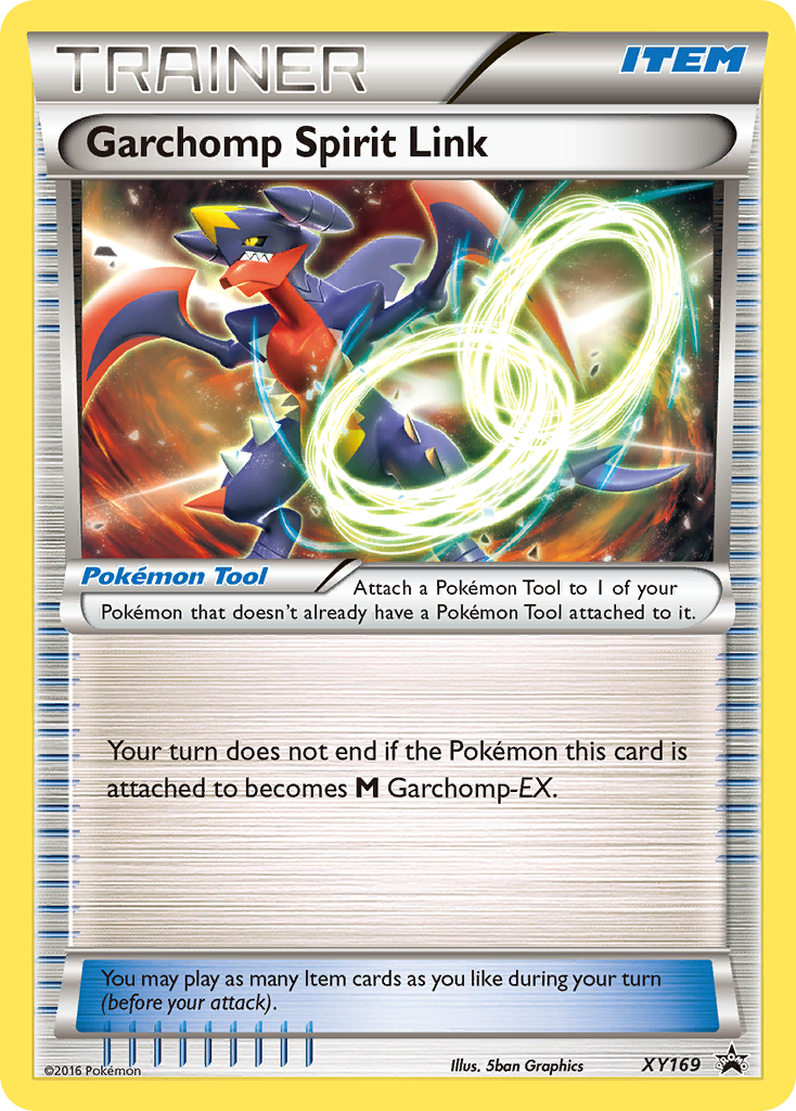 Garchomp Spirit Link (XY169) [XY: Black Star Promos] | Dragon's Lair Comics and Fantasy Houston TX