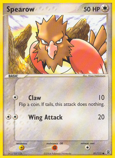 Spearow (81/112) [EX: FireRed & LeafGreen] | Dragon's Lair Comics and Fantasy Houston TX