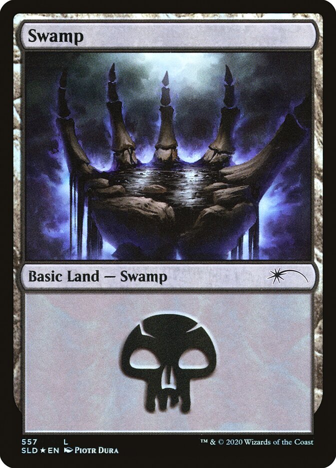 Swamp (Discarding) (557) [Secret Lair Drop Promos] | Dragon's Lair Comics and Fantasy Houston TX