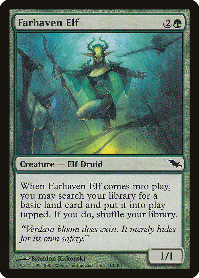 Farhaven Elf [Shadowmoor] | Dragon's Lair Comics and Fantasy Houston TX