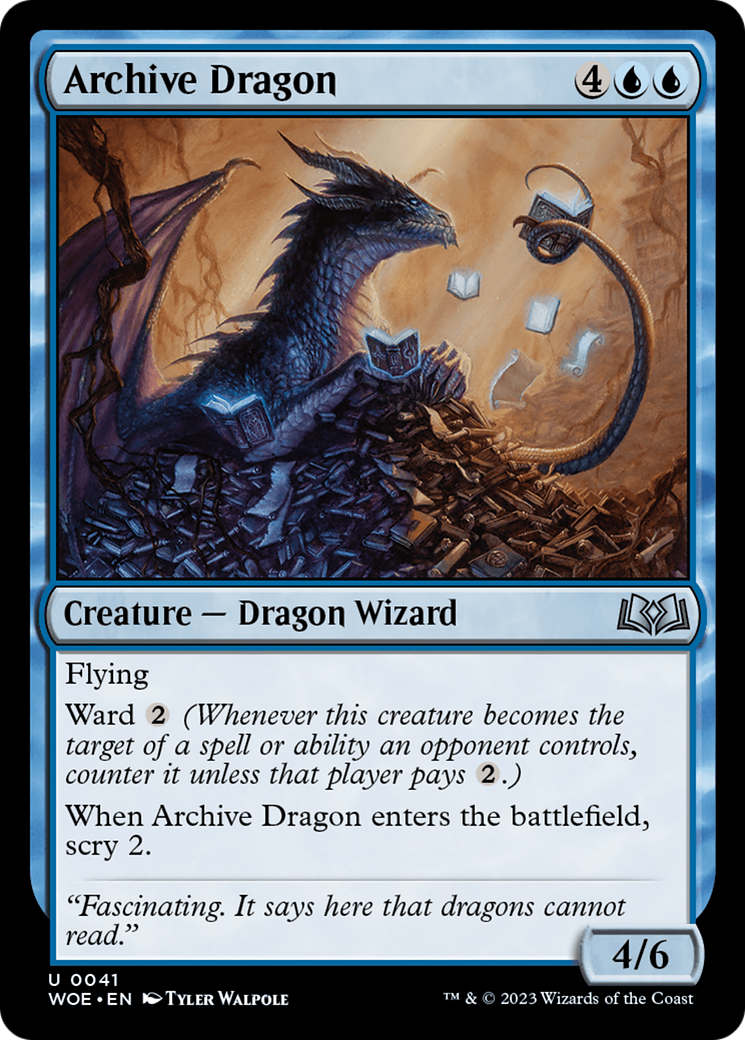 Archive Dragon [Wilds of Eldraine] | Dragon's Lair Comics and Fantasy Houston TX