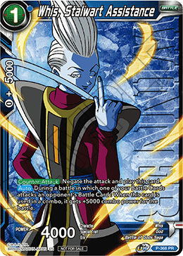 Whis, Stalwart Assistance (Unison Warrior Series Boost Tournament Pack Vol. 7 - Winner) (P-368) [Tournament Promotion Cards] | Dragon's Lair Comics and Fantasy Houston TX