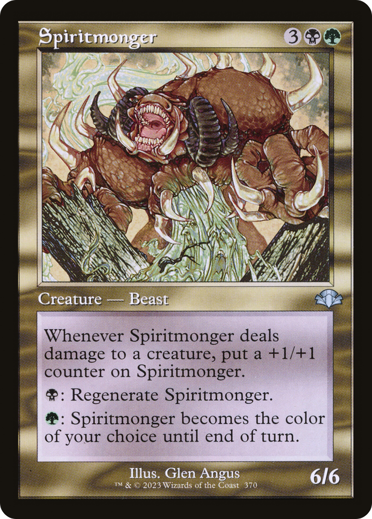 Spiritmonger (Retro) [Dominaria Remastered] | Dragon's Lair Comics and Fantasy Houston TX